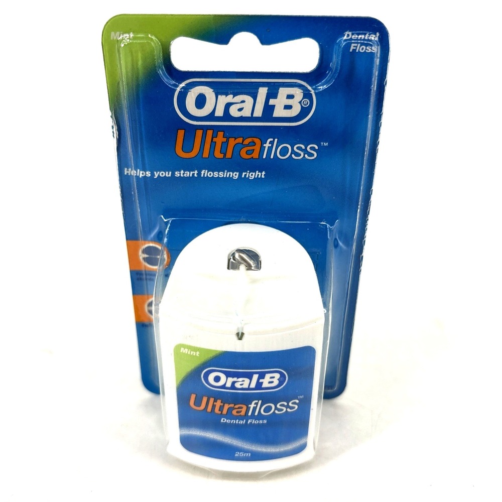 Discontinued Oral-B Ultra Floss Dental Floss Mint 27 yd (25 m) New Sealed